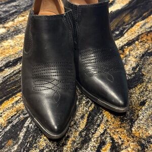 Frye Western Slip on Booties